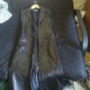 Leather and jacket